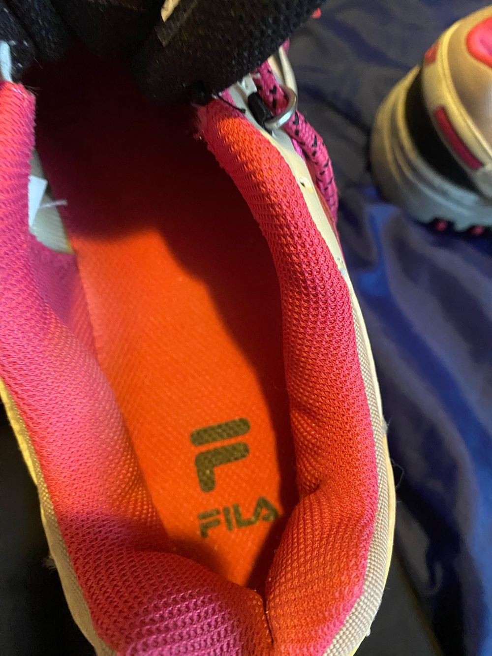 Fila women’s hot pink sneakers